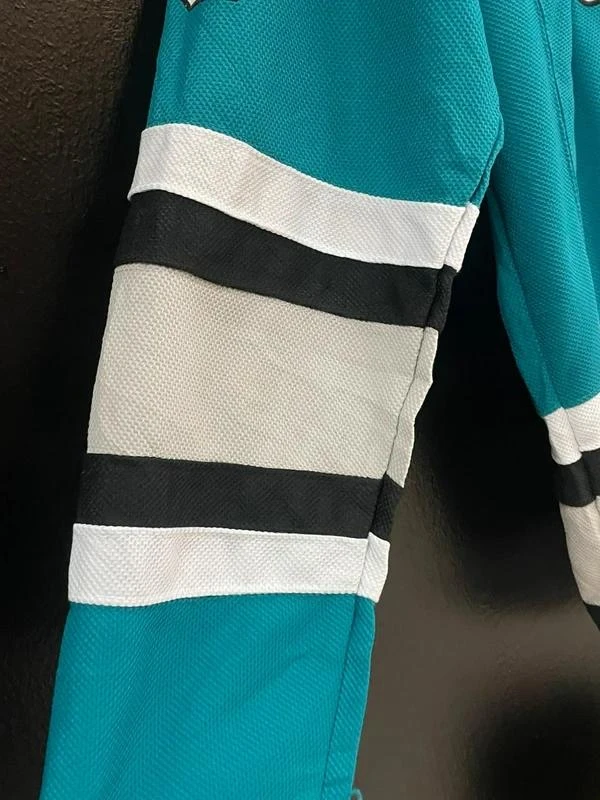 Reebok NHL Hockey Jersey Thornton 19 San Jose Sharks Vintage Blue Blokecore Y2K – photo 7